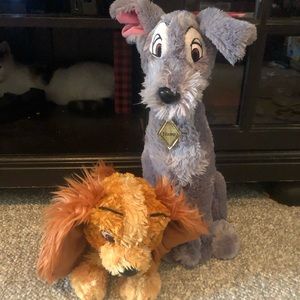 Lady and the tramp stuffed animals